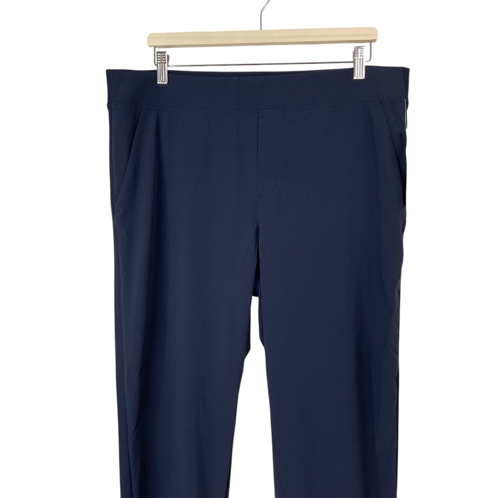 Athleta Brooklyn Ankle Pants In Navy Size 16 - Picture 2 of 6